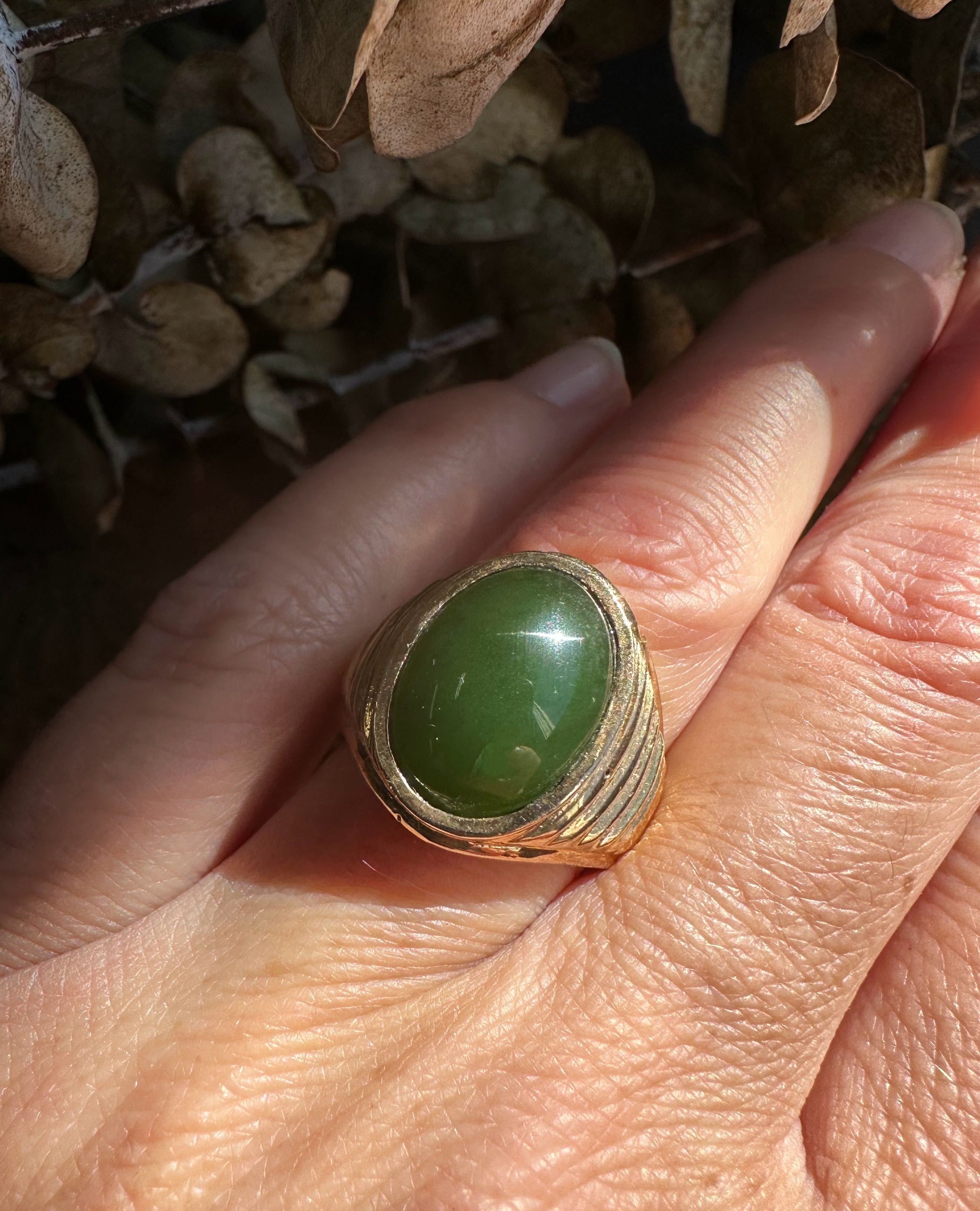 Vintage Jade Ring - #234G Only a few left
