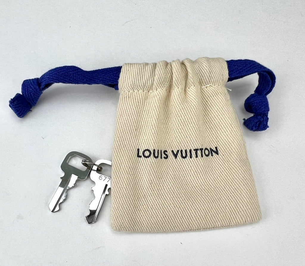 Louis Vuitton Keepall Bandoulière 50B Silver Glitter Damier Pattern Duffle Bag Preowned