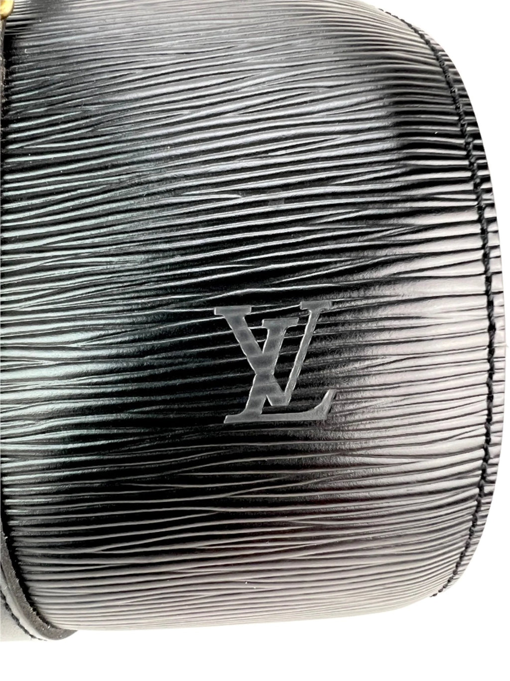 Louis Vuitton Soufflot Black Epi Leather Shoulder Bag