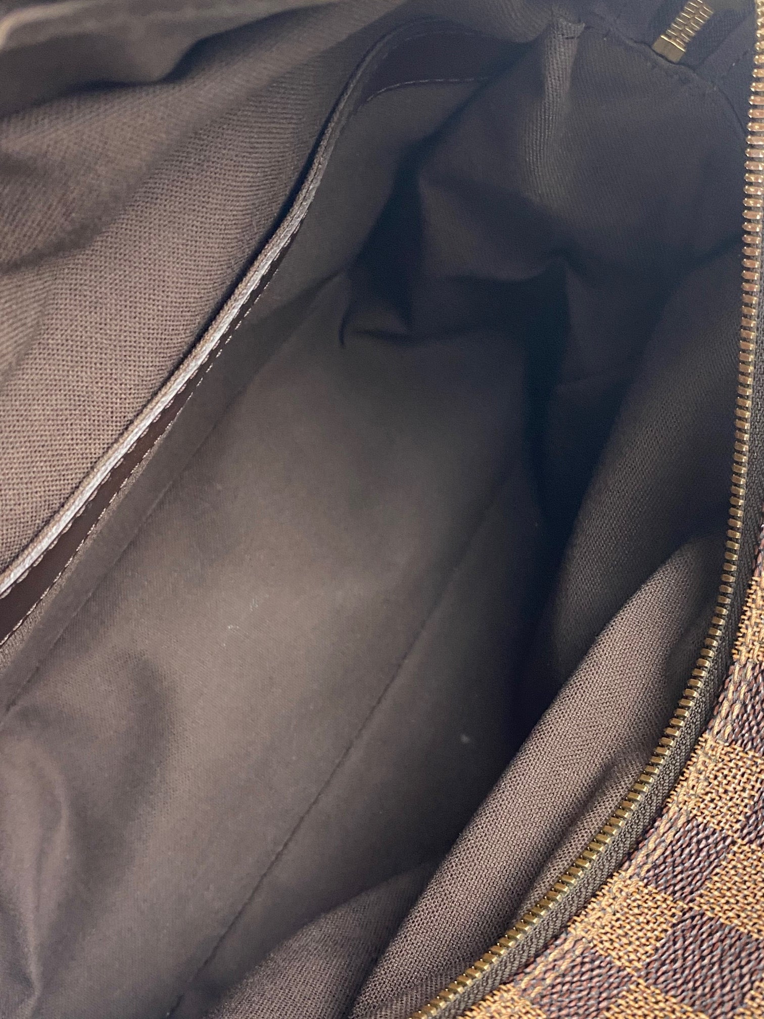 Louis Vuitton Damier Ebene Canvas Naviglio Shoulder Men's Messenger Bag
