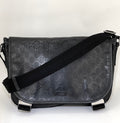 Gucci Men's Messenger GG Supreme Canvas Double Buckle Flap Crossbody Men's Bag Preowned