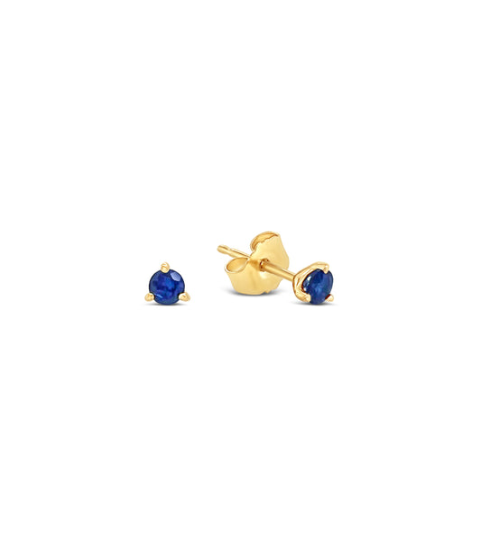 Sapphire Martini Stud Earrings