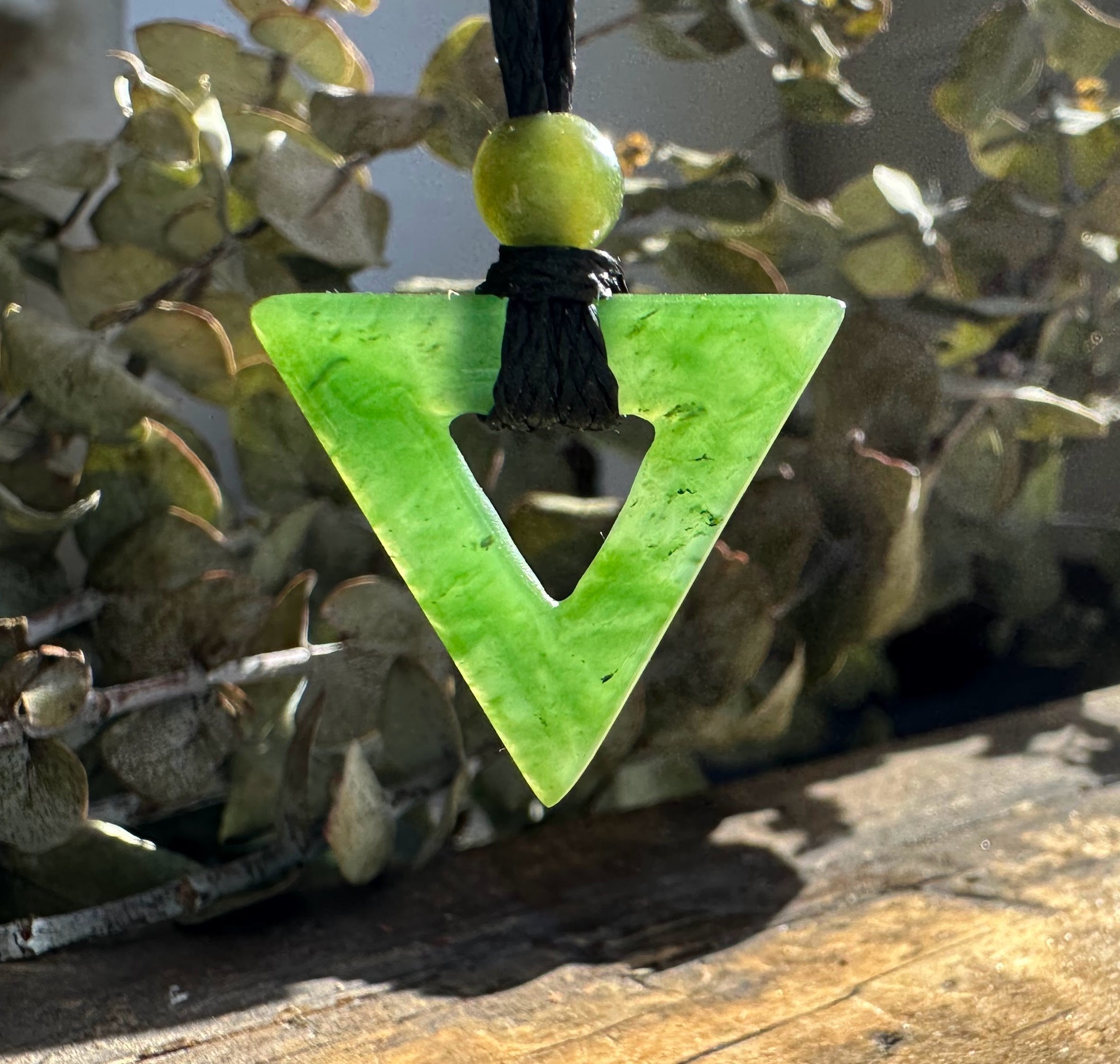 Jade Triangle Pendant, 5032