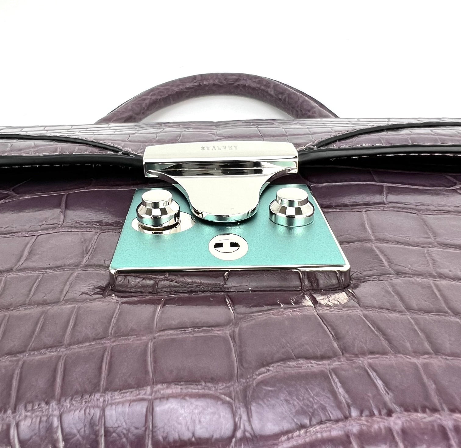 Stalvey Top Handle 2.5 Alligator Lilac Bag Crossbody Exclusive Luxury