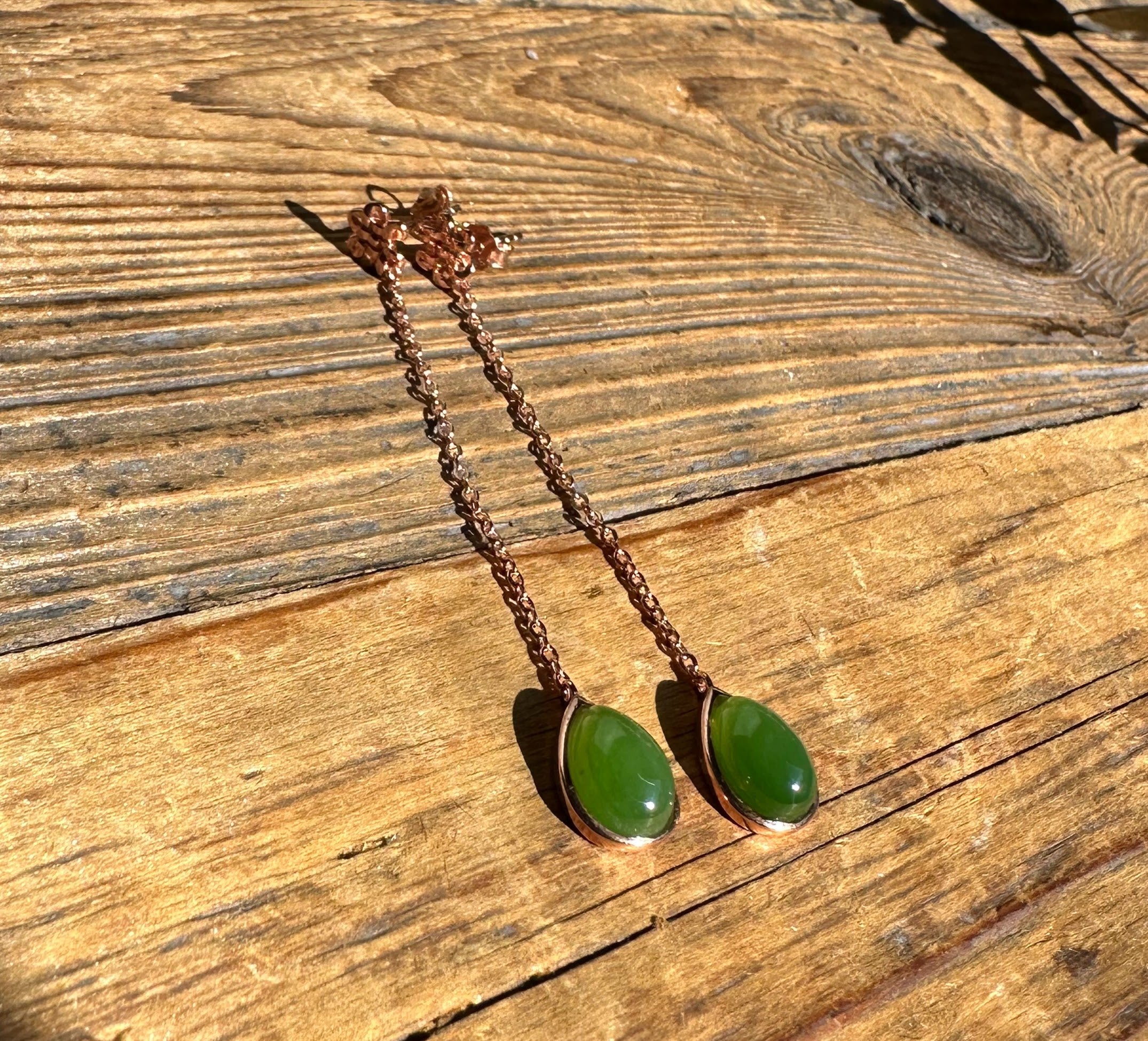 AA Jade Earrings, #424