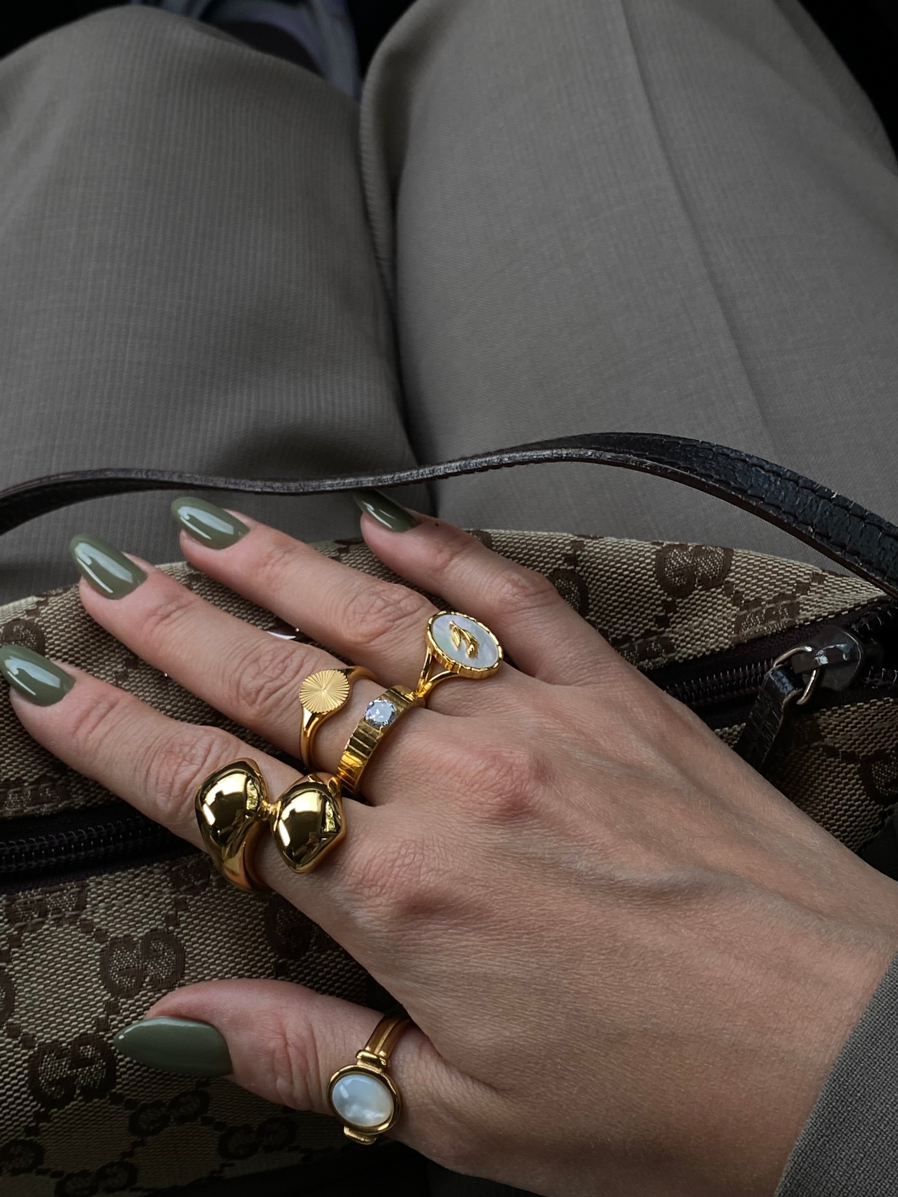 NEVA LANGAIS GOLD RING
