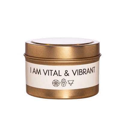 I Am Vital & Vibrant Soy Affirmation Candle