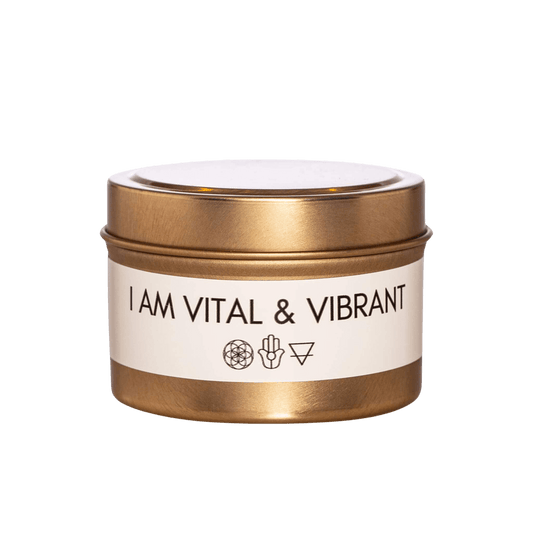 I Am Vital & Vibrant Soy Affirmation Candle