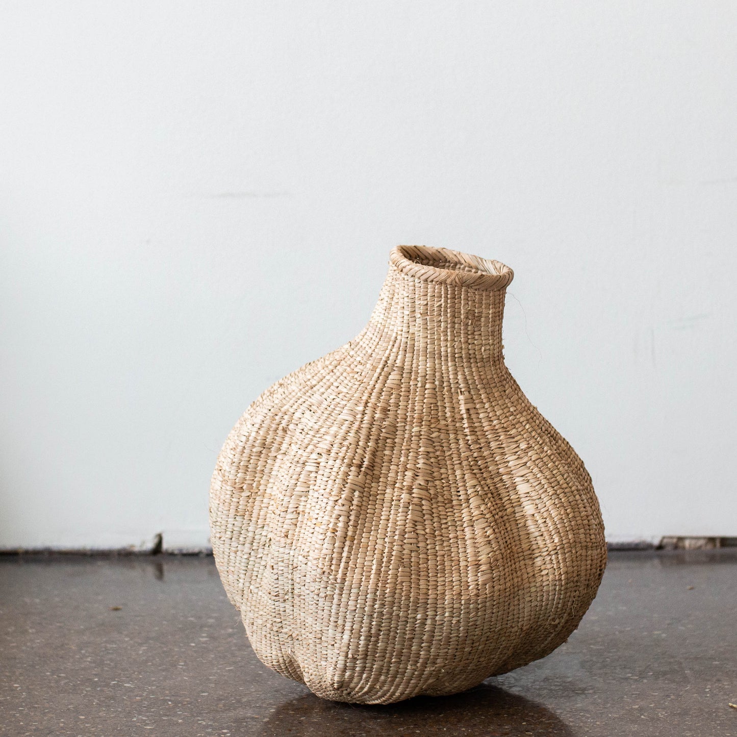 Ilala Garlic Gourd Handwoven African Basket