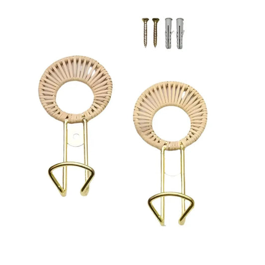 Rattan Bohemian Style Metal Hook