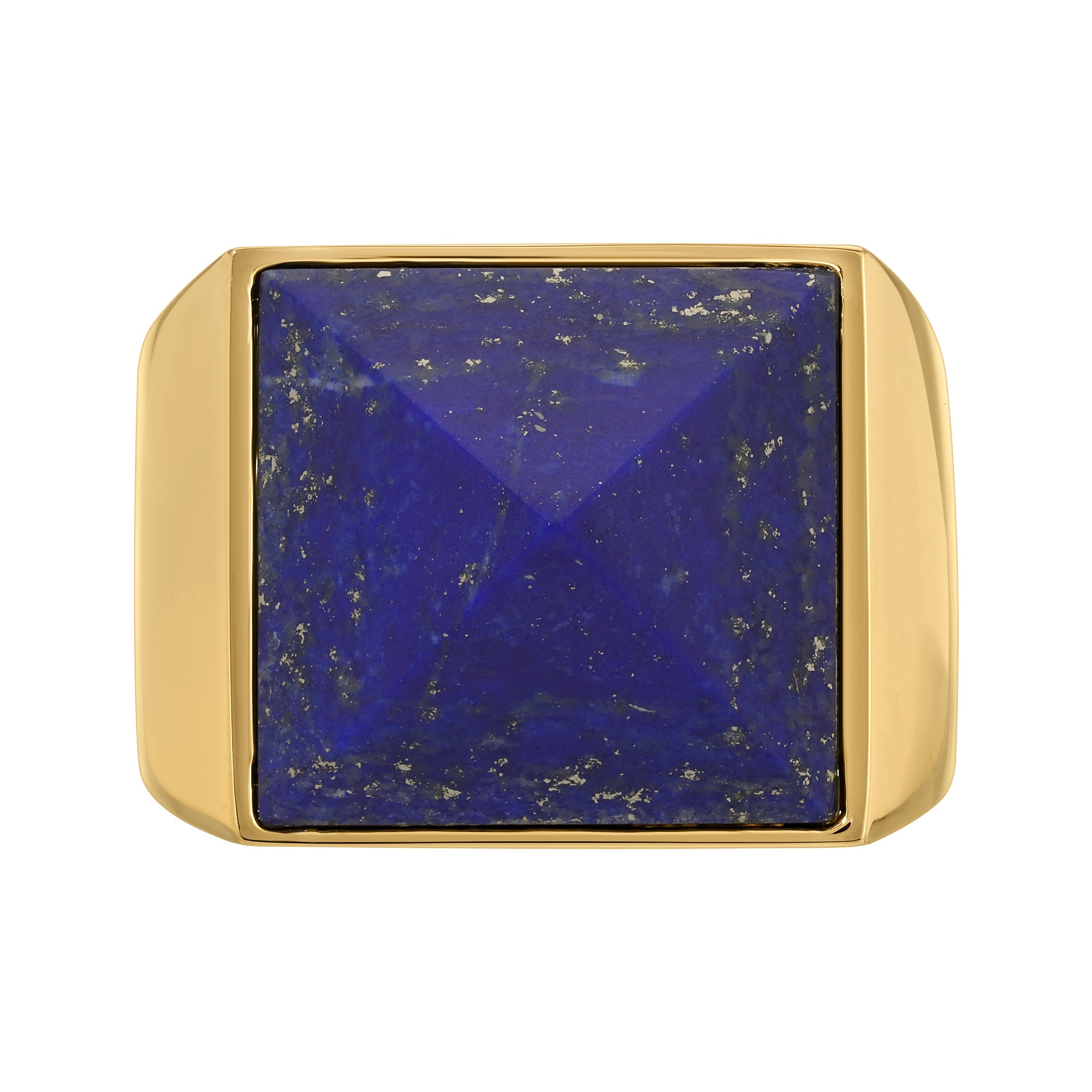 Pyramid Ring - Lapis Medium