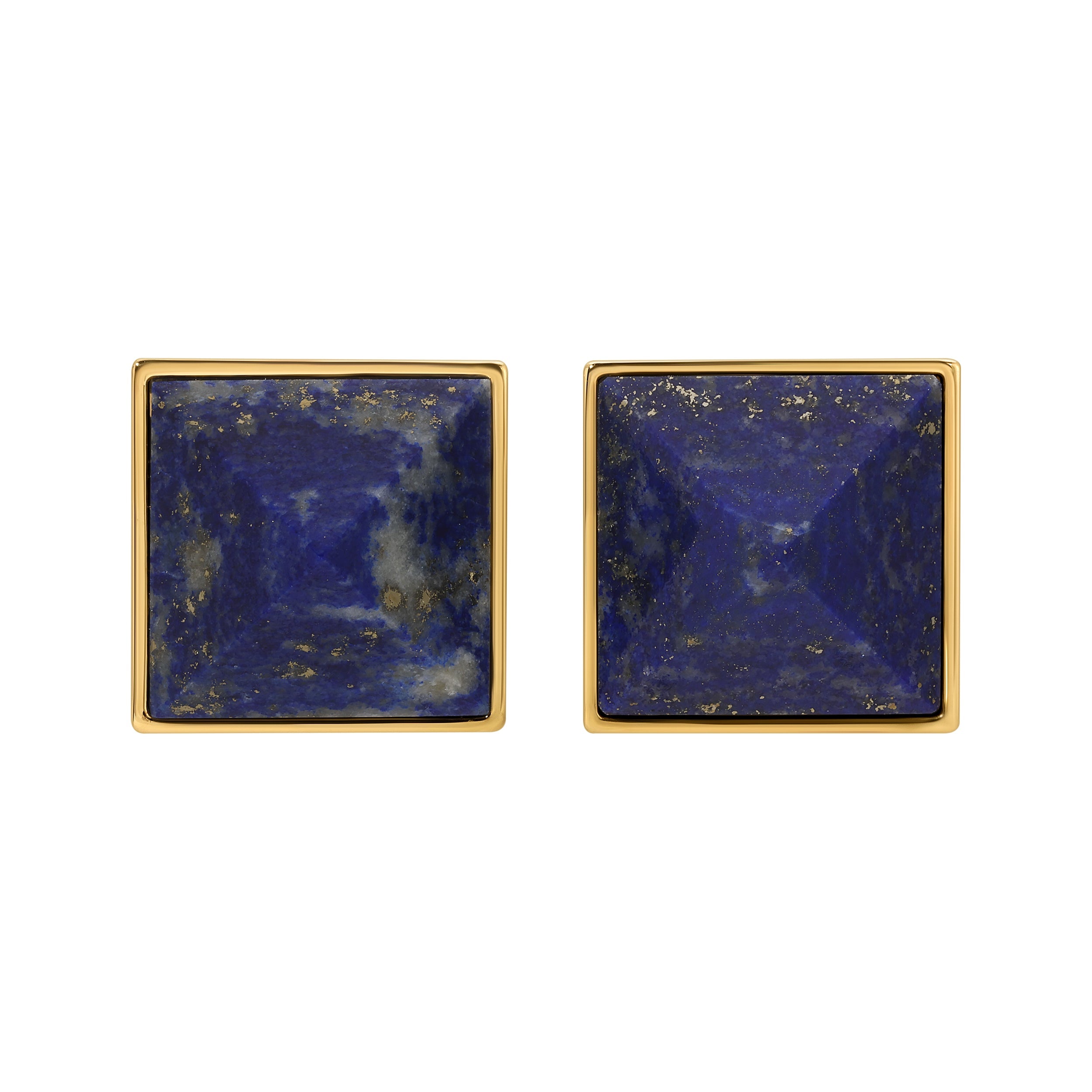 Pyramid Studs - Lapis Medium