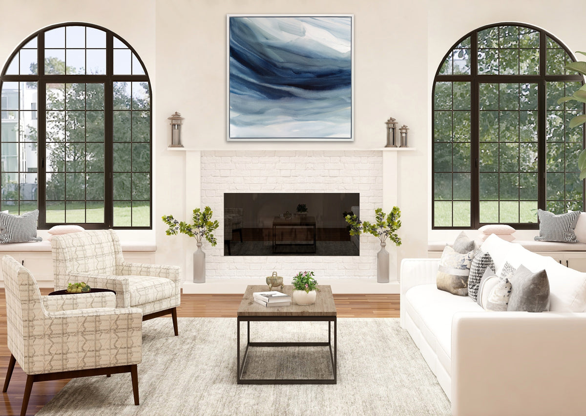 Indigo Sea  I - Limited Edition Canvas Print