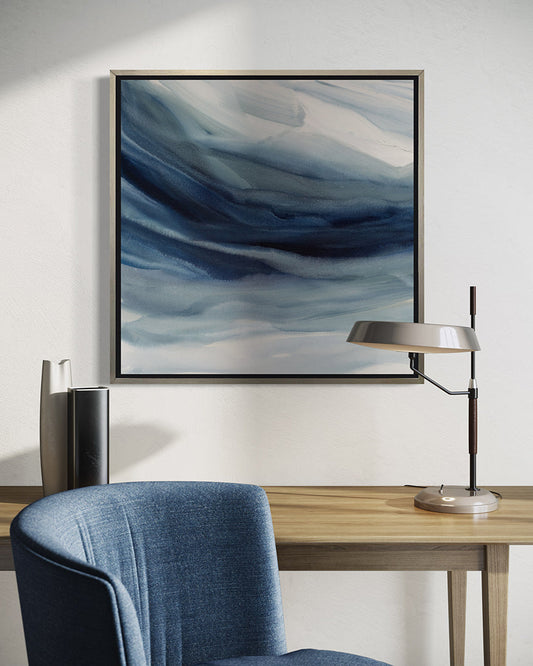 Indigo Sea  I - Limited Edition Canvas Print