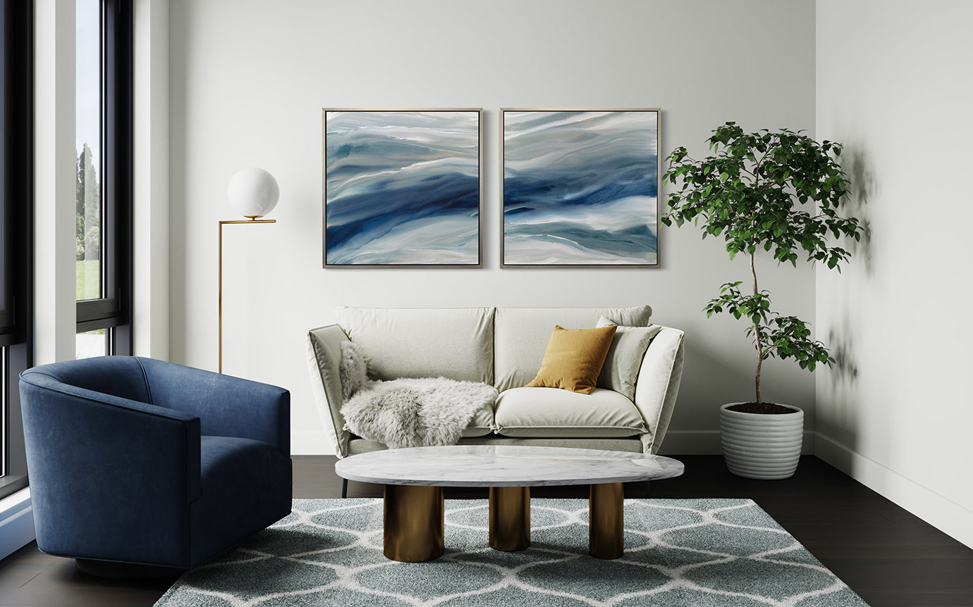 Indigo Tide I - Limited Edition Canvas Print