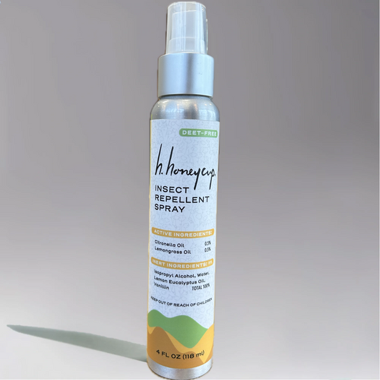 Insect Repellent Spray front with ingredients listed