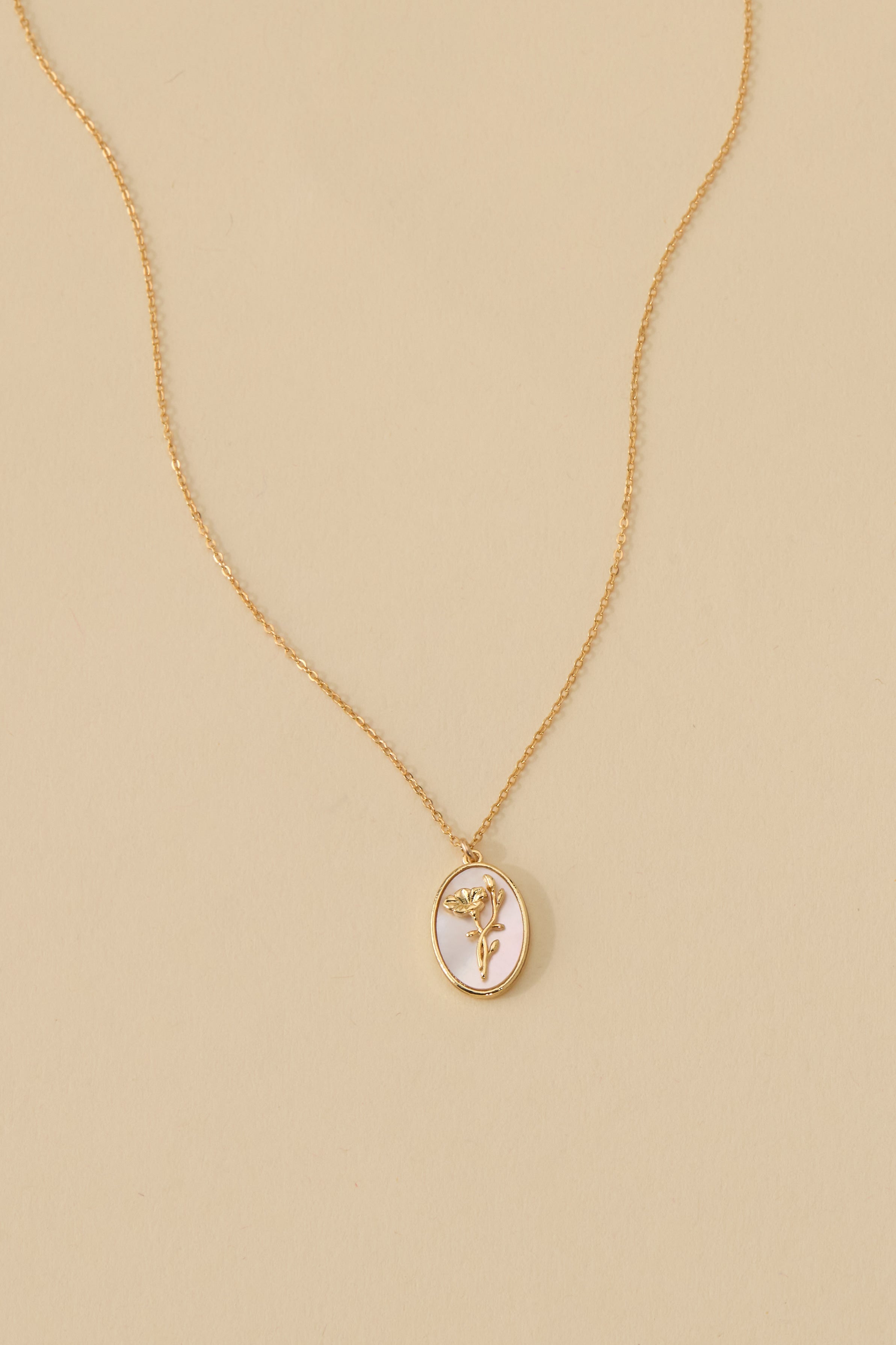 Katrina Birth Flower Necklace