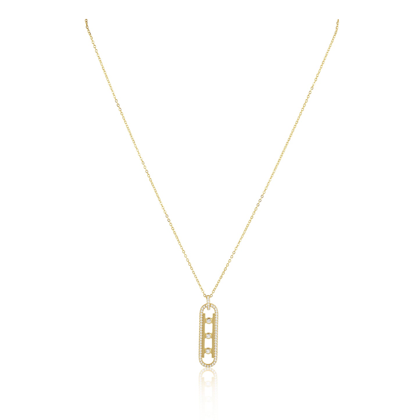 Kendra CZ Pendant Necklace