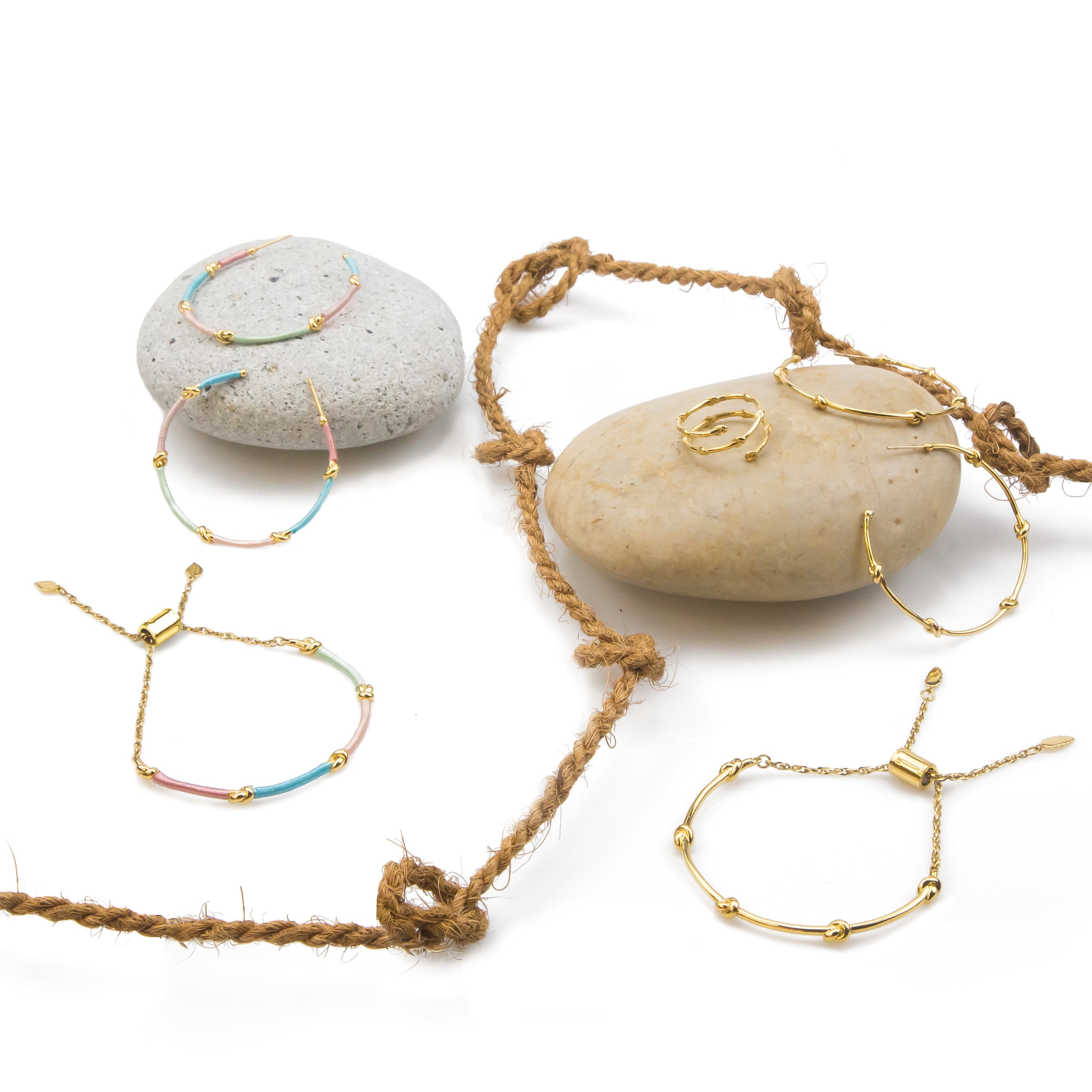 Knots of Freedom Hoop Earrings