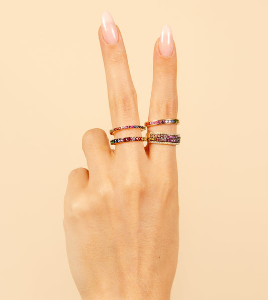 Rainbow Stackable Band