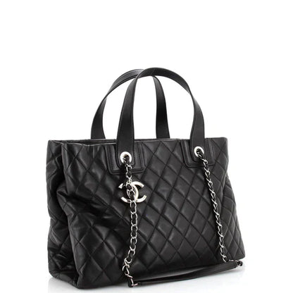 Chanel Daily Shopping Tote Quilted Lambskin