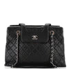 Chanel 3 Accordion Shopping Tote Quilted Lambskin