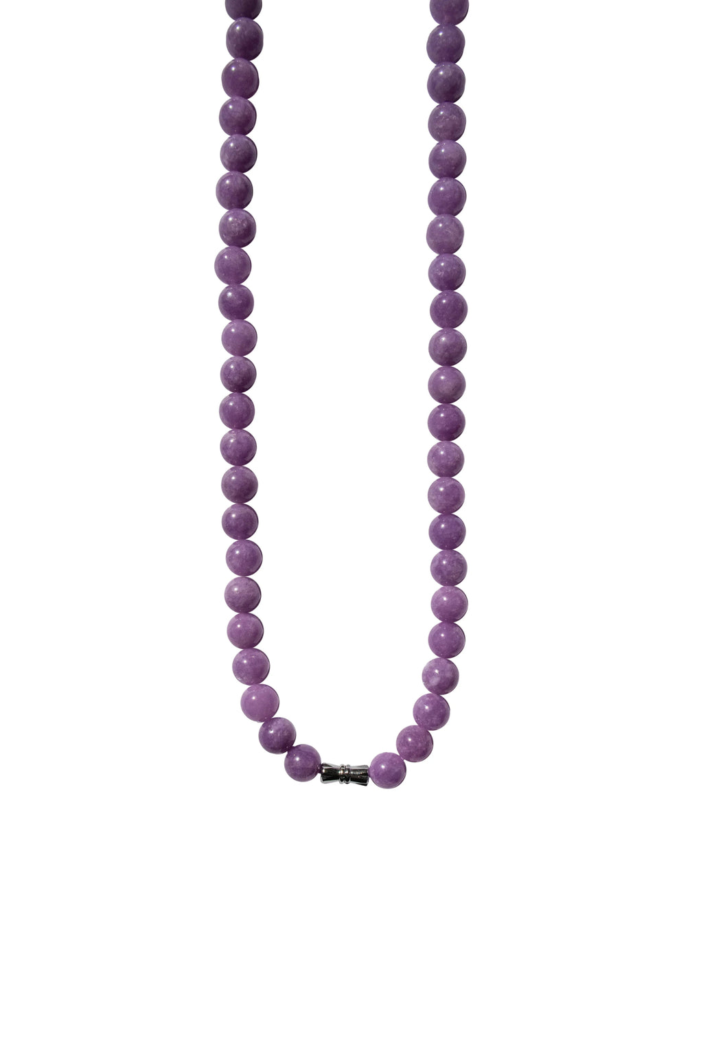 Lilac — Purple Jade Beaded Necklace