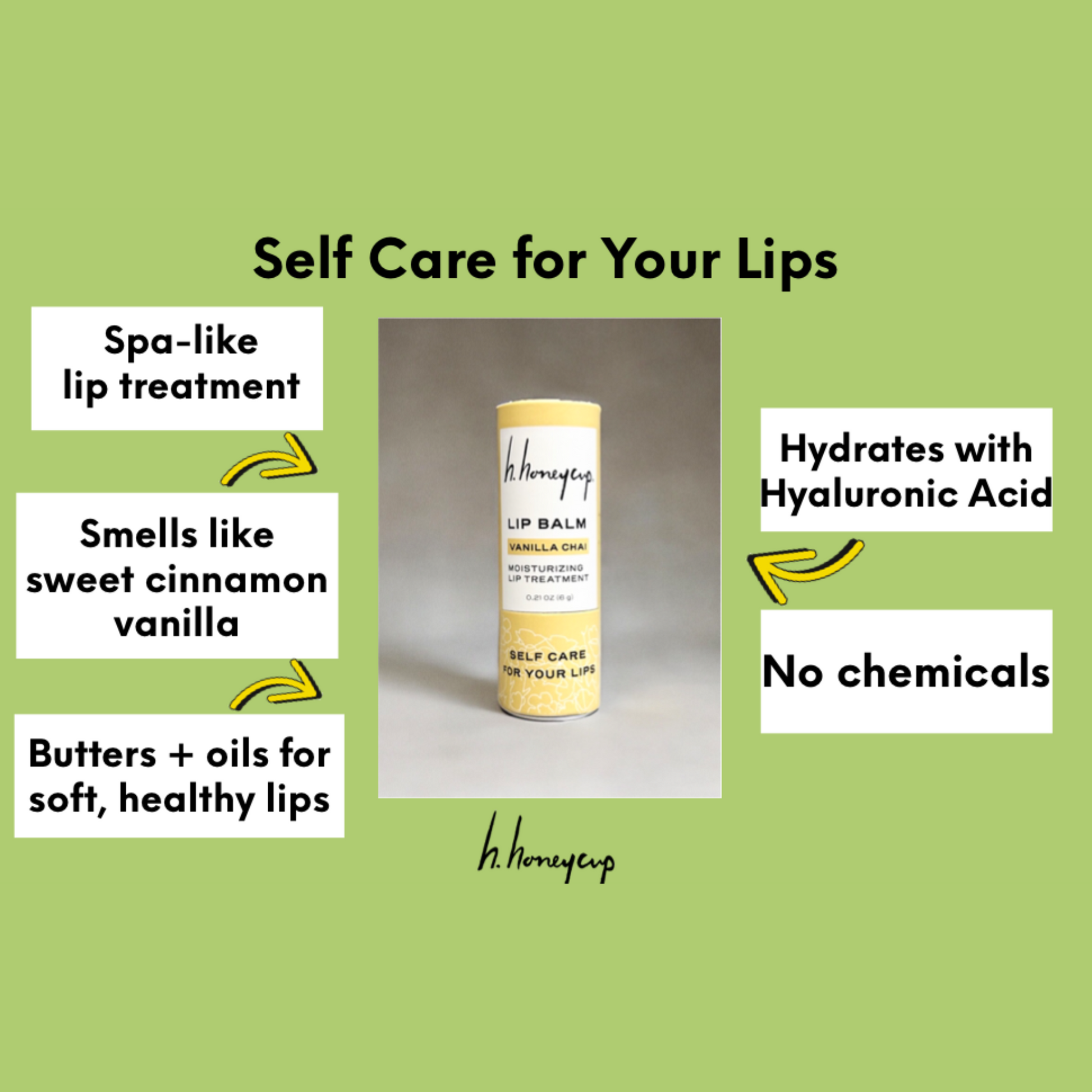 infogram with lip balm benefits