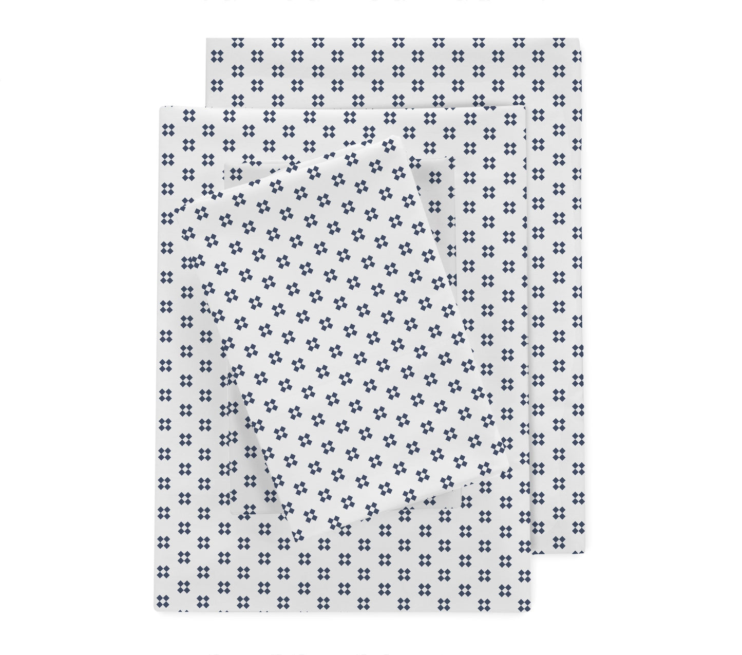 Clean Design Home® Supima Cotton Percale Sheet Set-Jack pattern