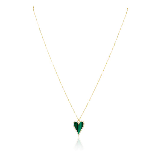 Lucy CZ Heart Necklace