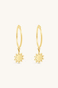 Luster Hoop Earrings - Gold