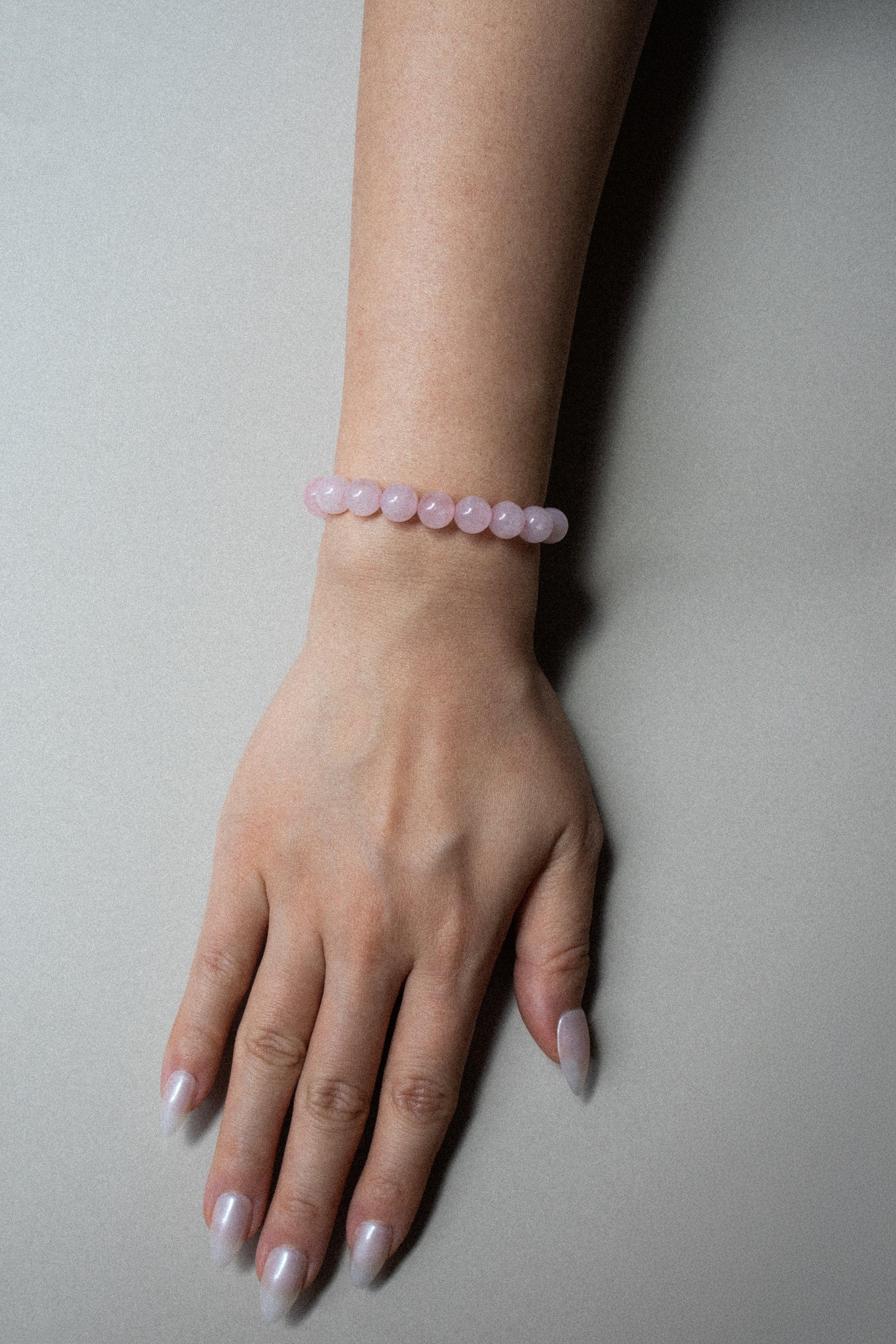 Manifest Collection | Love — Pink Crystal Beaded Bracelet