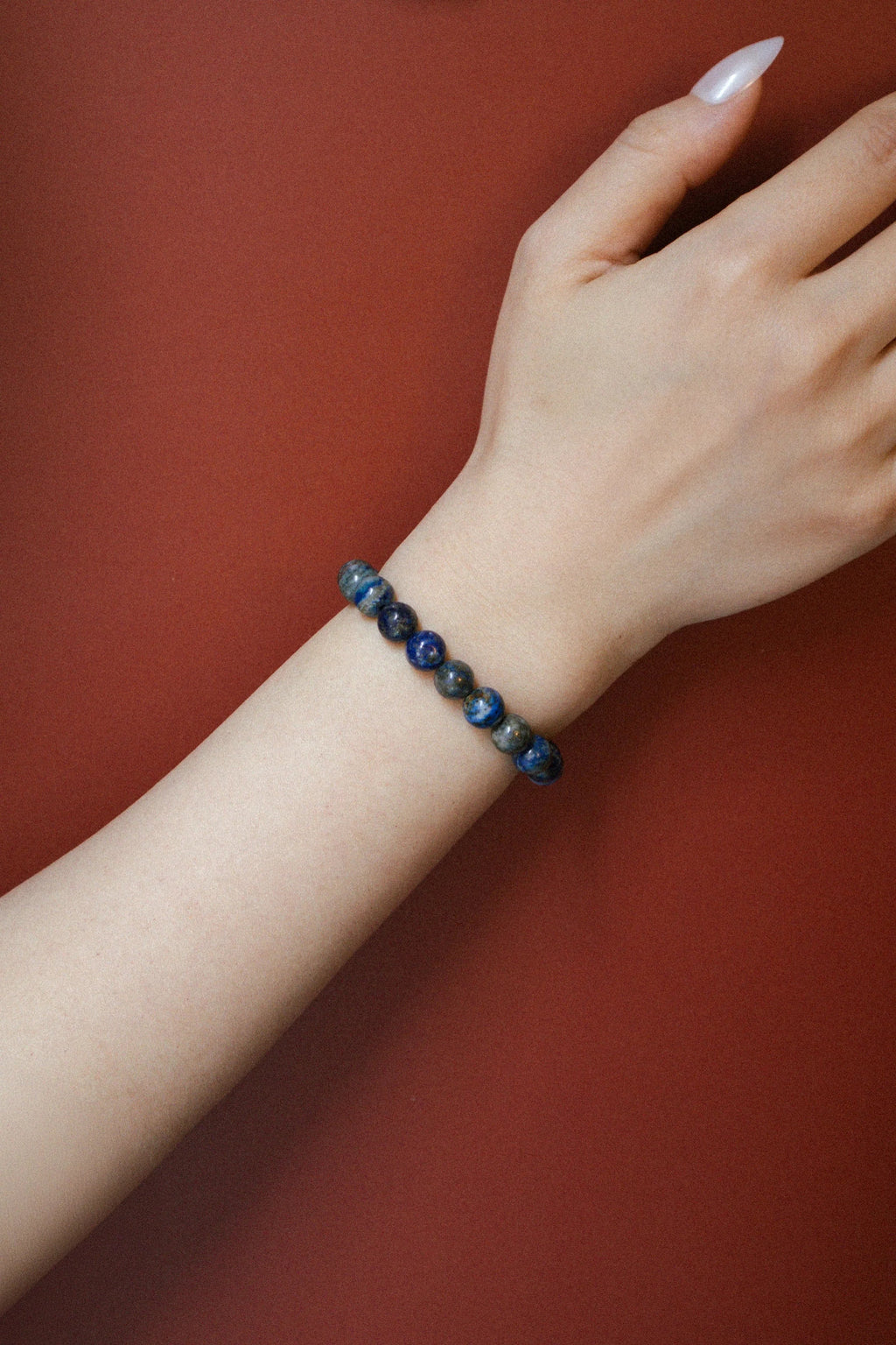 Manifest Collection | Protection — Blue Crystal Beaded Bracelet