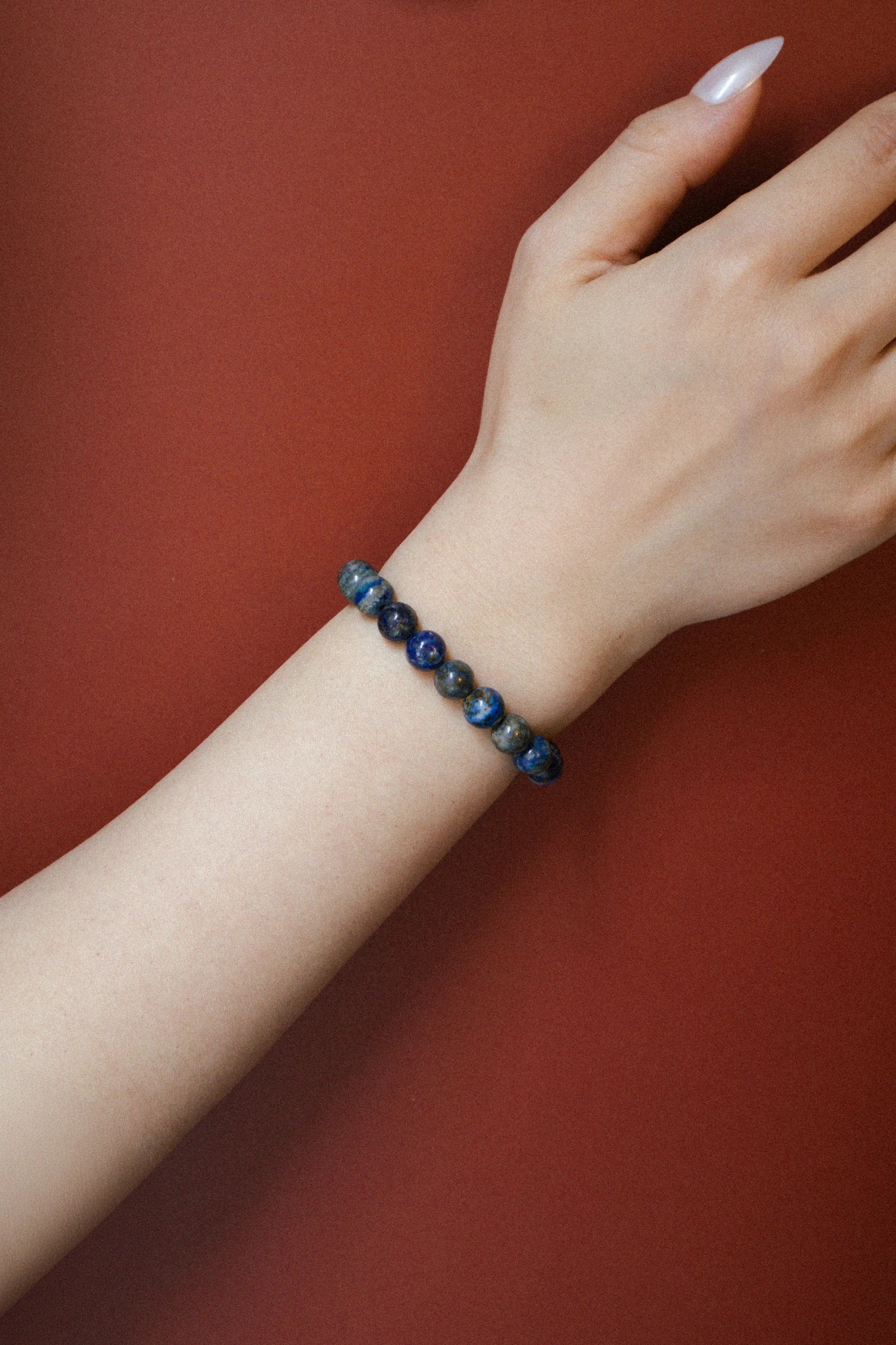 Manifest Collection | Protection — Blue Crystal Beaded Bracelet