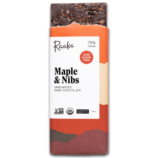 Maple & Nibs Bar - Raaka Chocolate