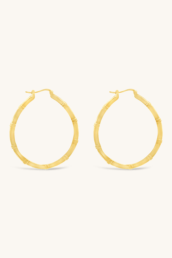 Muse Hoop Earrings - Gold