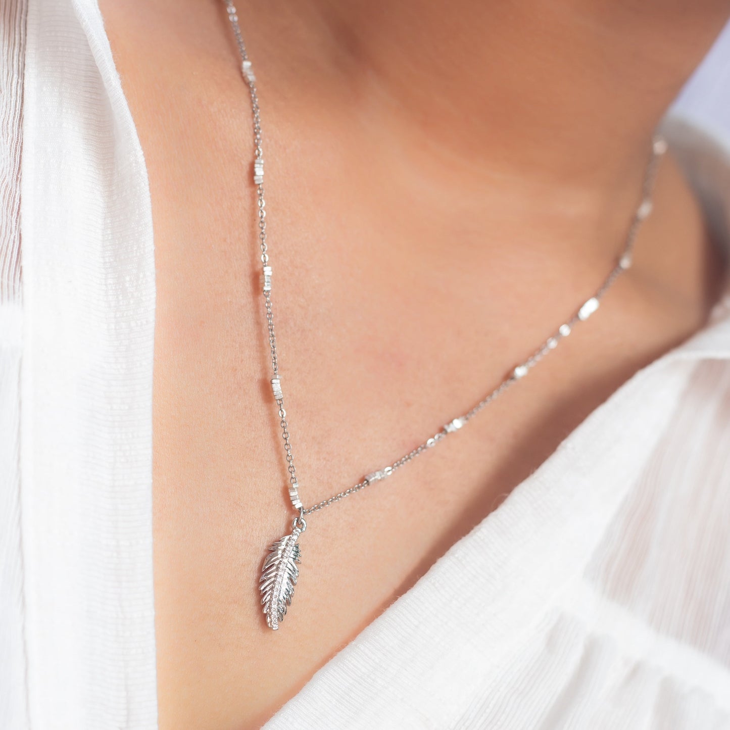 Song of Celebration Feather Necklace