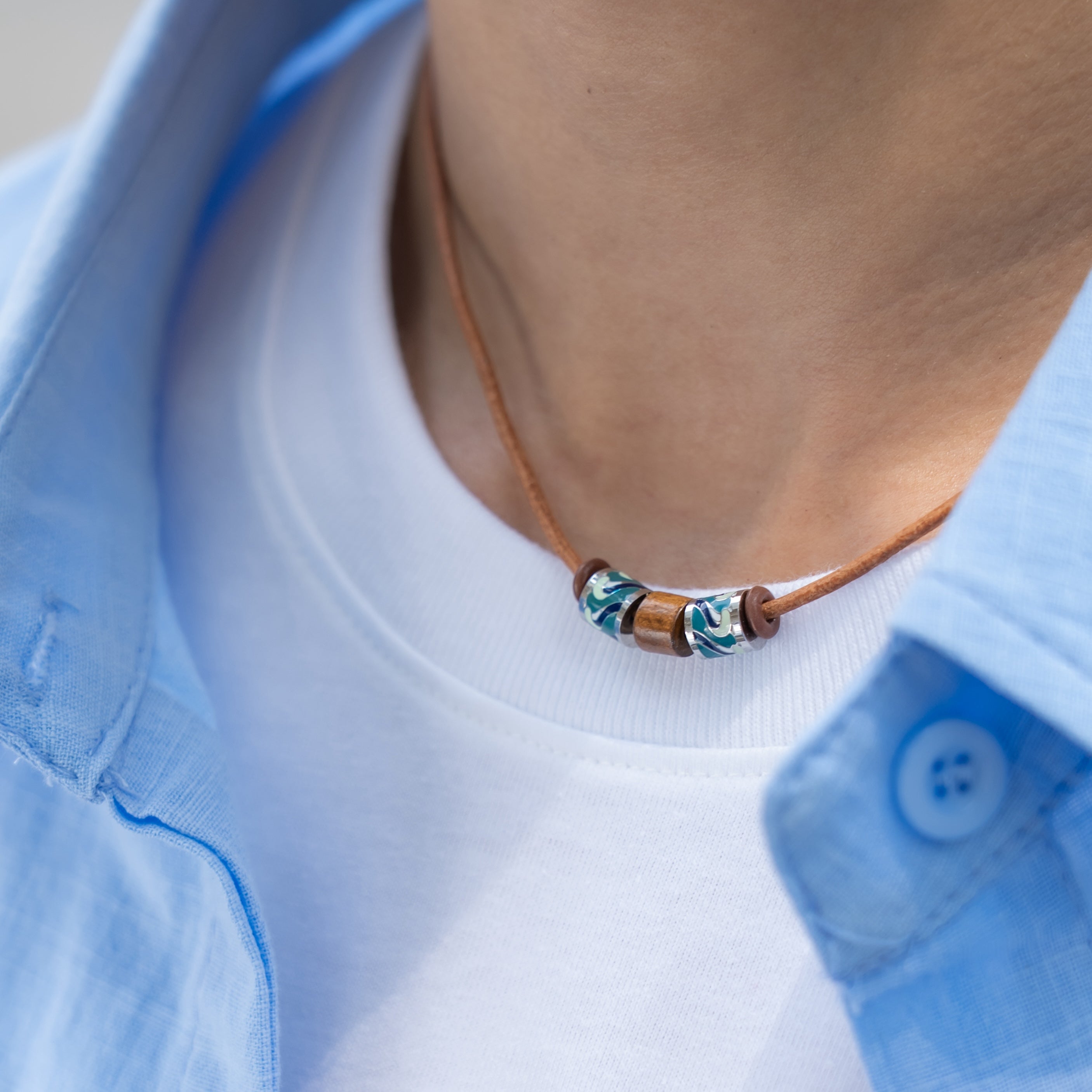 Path of Promise Leather Necklace