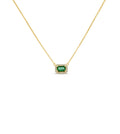 Emerald & Diamond Necklace