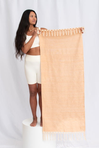 Naturally Dyed Herbal Yoga Towels