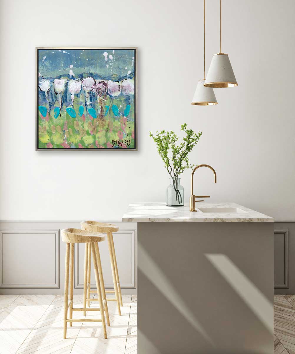 Paper Whites on Parade - Open Edition Canvas Print