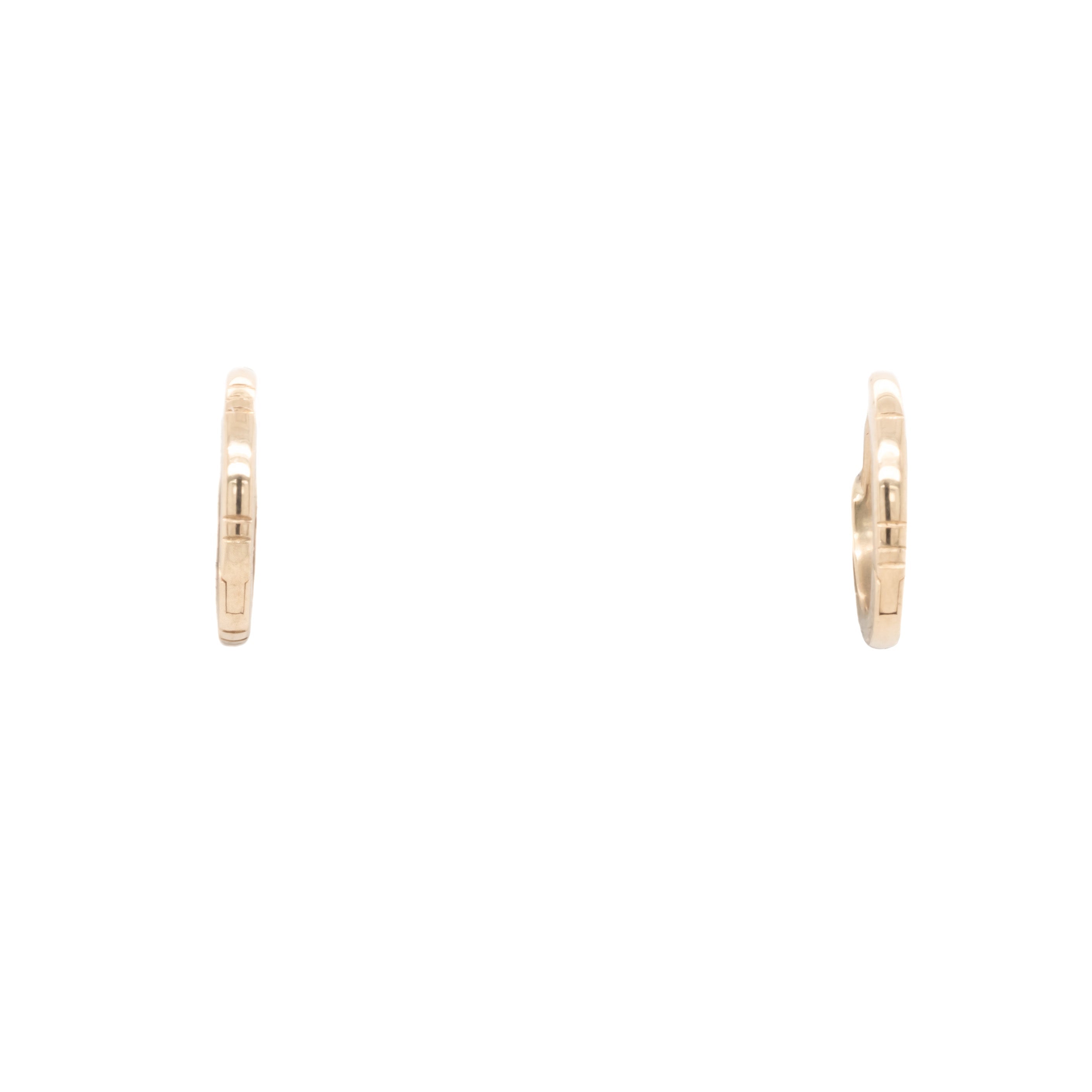Gold El Dorado Huggie Hoop Earrings