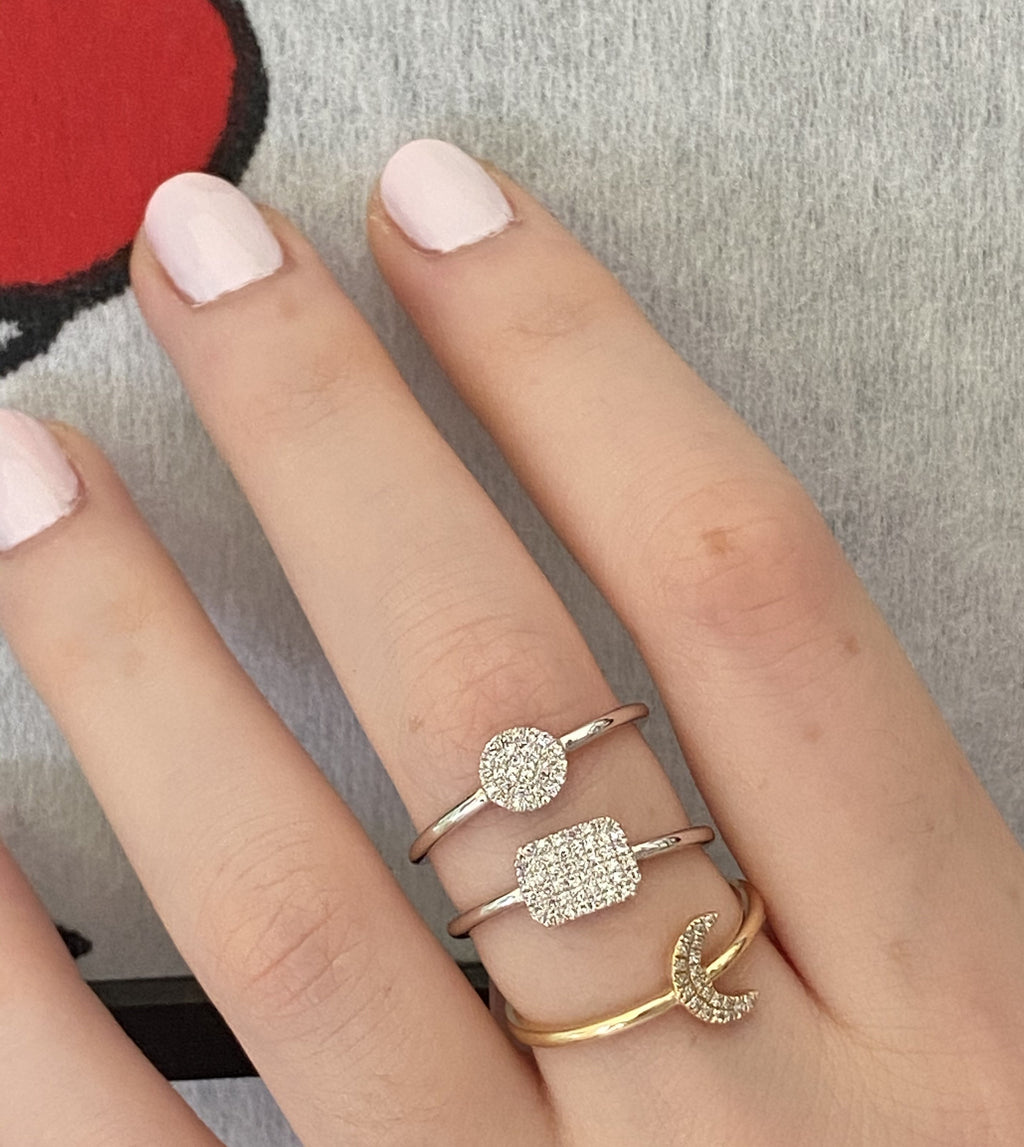 Diamond Disc Ring