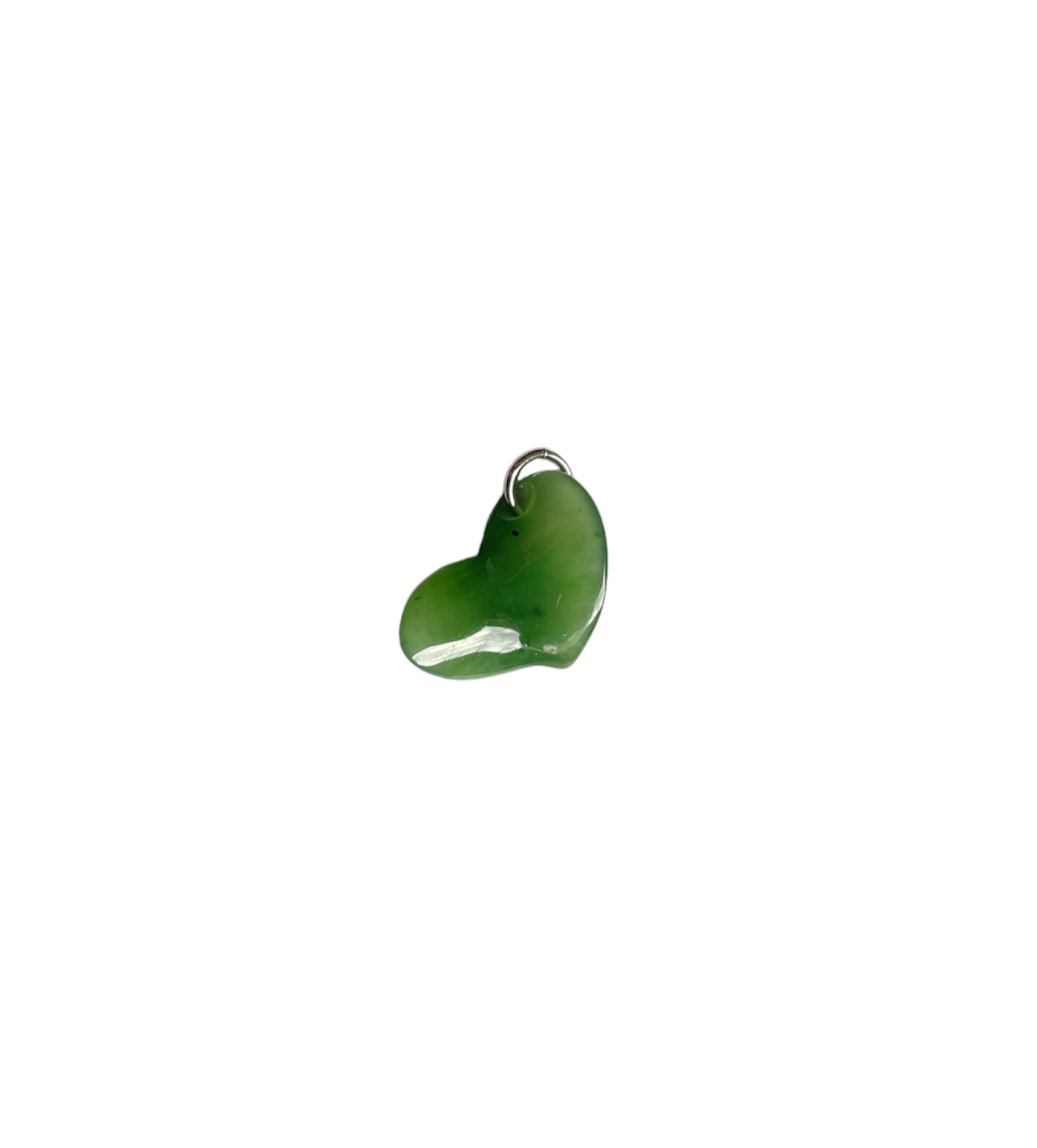 Jade Heart Charm