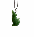 Jade Pendant, Wolf 30mm