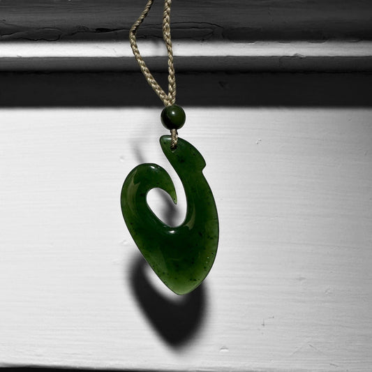 Canadian Jade Fish Hook, 1.5"