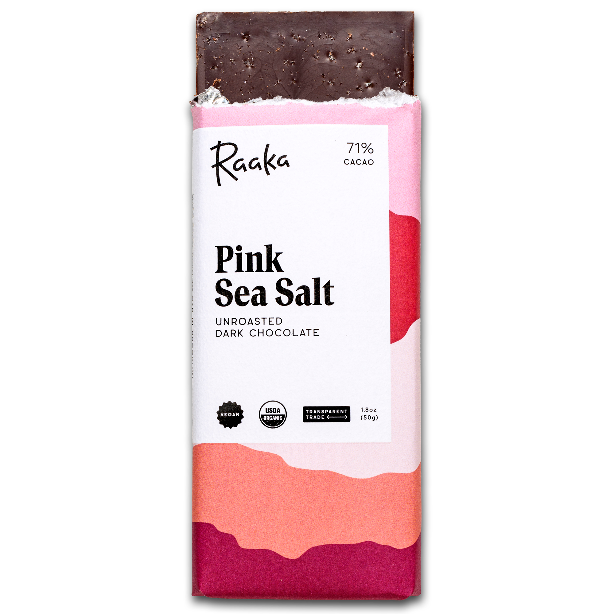Pink Sea Salt Bar - Raaka Chocolate