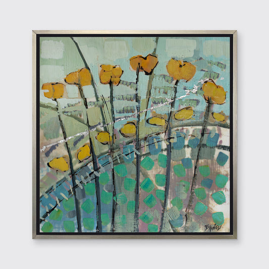 Poppies A Field - Open Edition Canvas Print