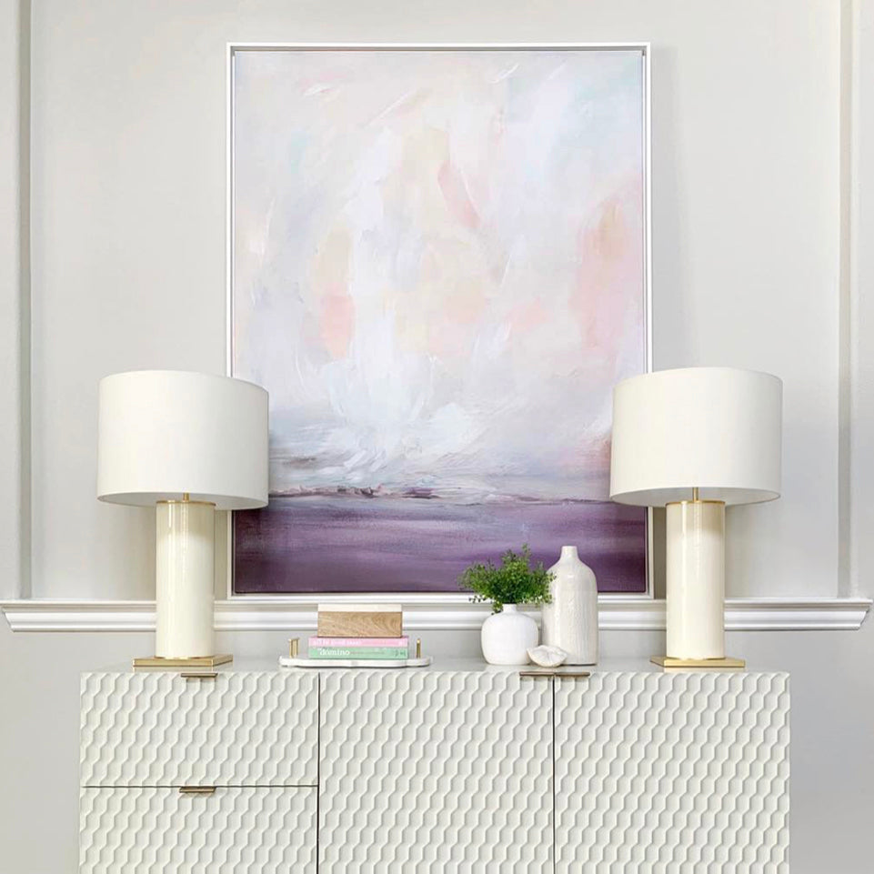 Blush Quiet in the Distance - Canvas Print