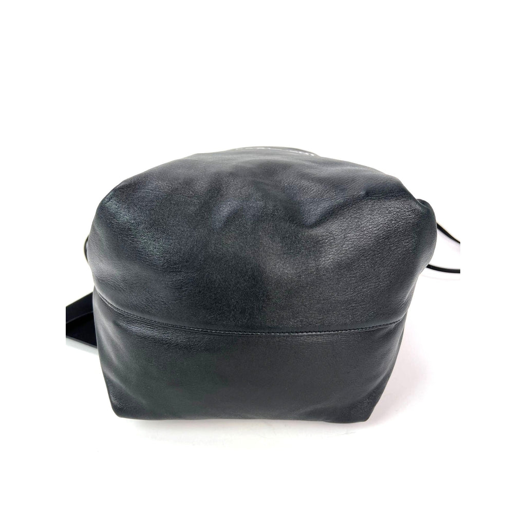 Saint Laurent Lambskin Teddy Drawstring Sac Bucket Bag